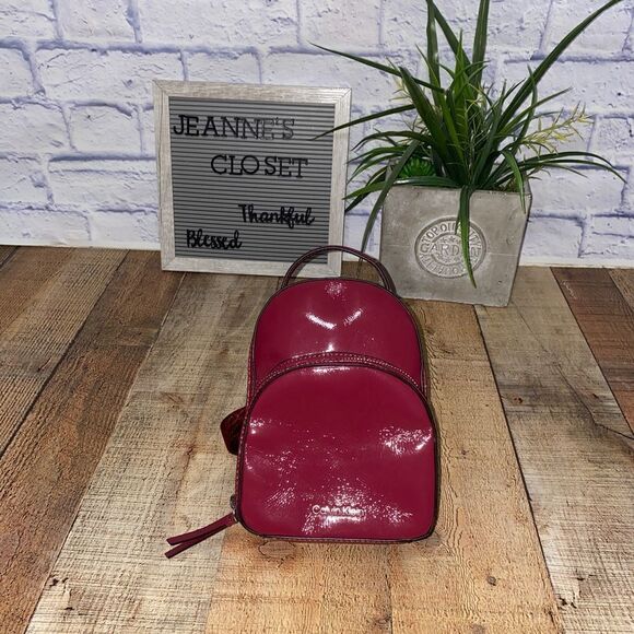 Calvin Klein Astatine Micro Mini Backpack, Bloodstone,One Size main image 13